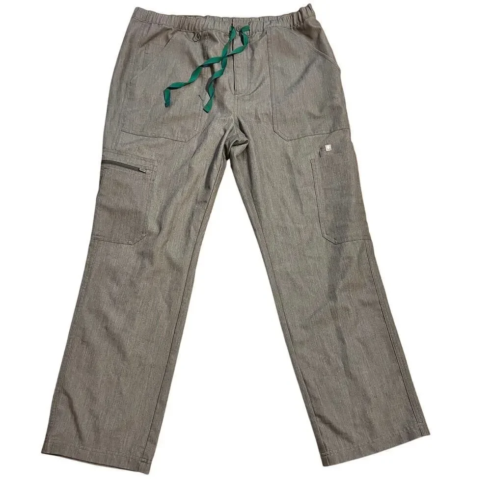 Figs Men’s Scrub Pants Size Med Graphite Cairo Pisco Axim Cargo Medical Uniform